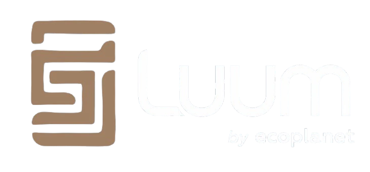 LUUM by Ecoplanet Scrolled Logo
